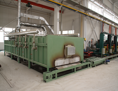 Jinan red rock plate spring heat treatment line